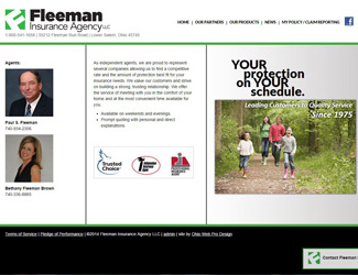 Fleeman Insurance Agency Website Screenshot
