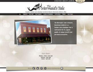 The Mermaids Tale Website Screenshot